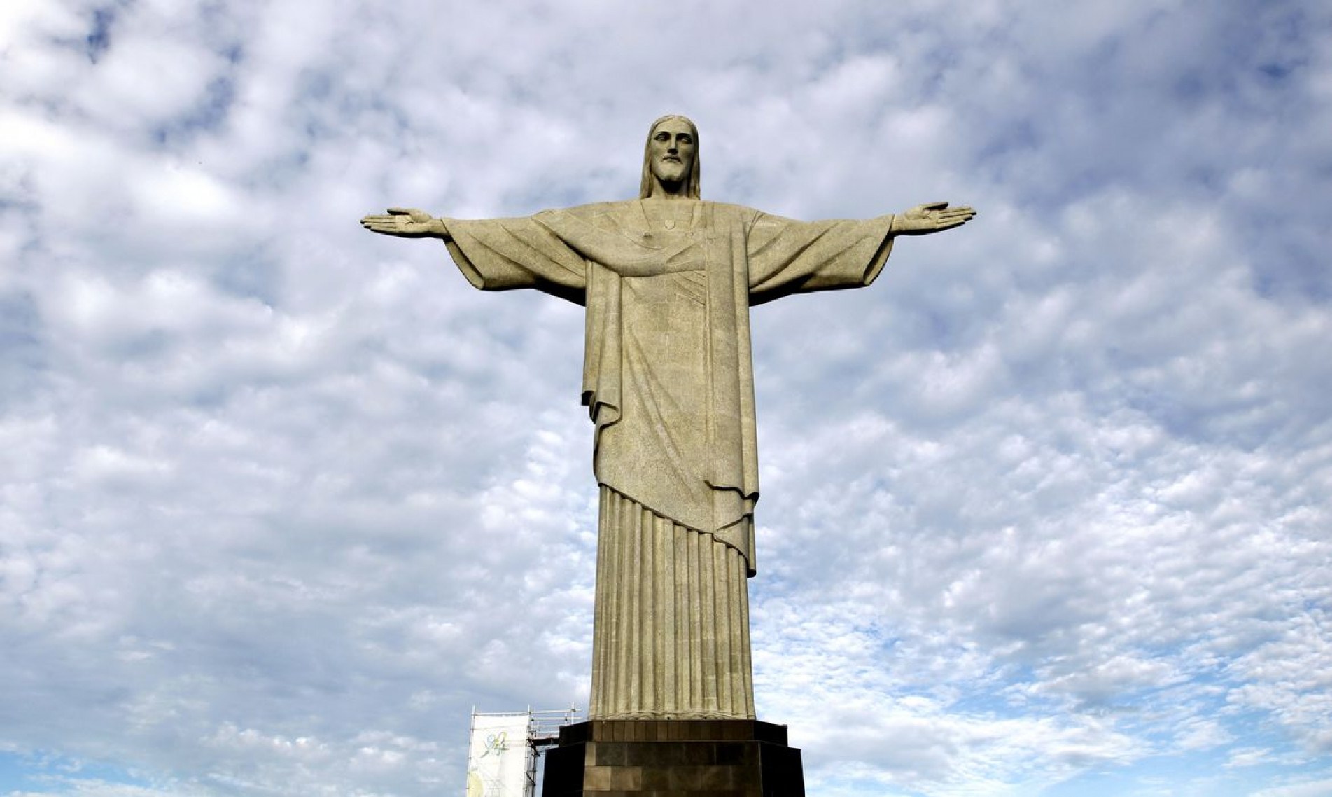 Lançamento oficial da Festa dos 90 anos do Cristo Redentor, no morro do Corcovado, Rio de Janeiro.