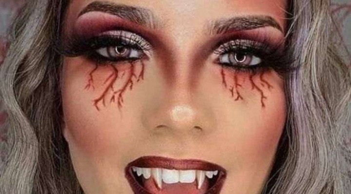 Resultado de imagem para fantasias de halloween vampiro rosto  Maquiagem  de vampiro, Maquiagem vampiro, Maquiagem halloween