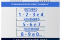 Calendário de Licenciamento no Estado de São Paulo para veículos registrados como caminhão ou caminhão-trator - Divulgação