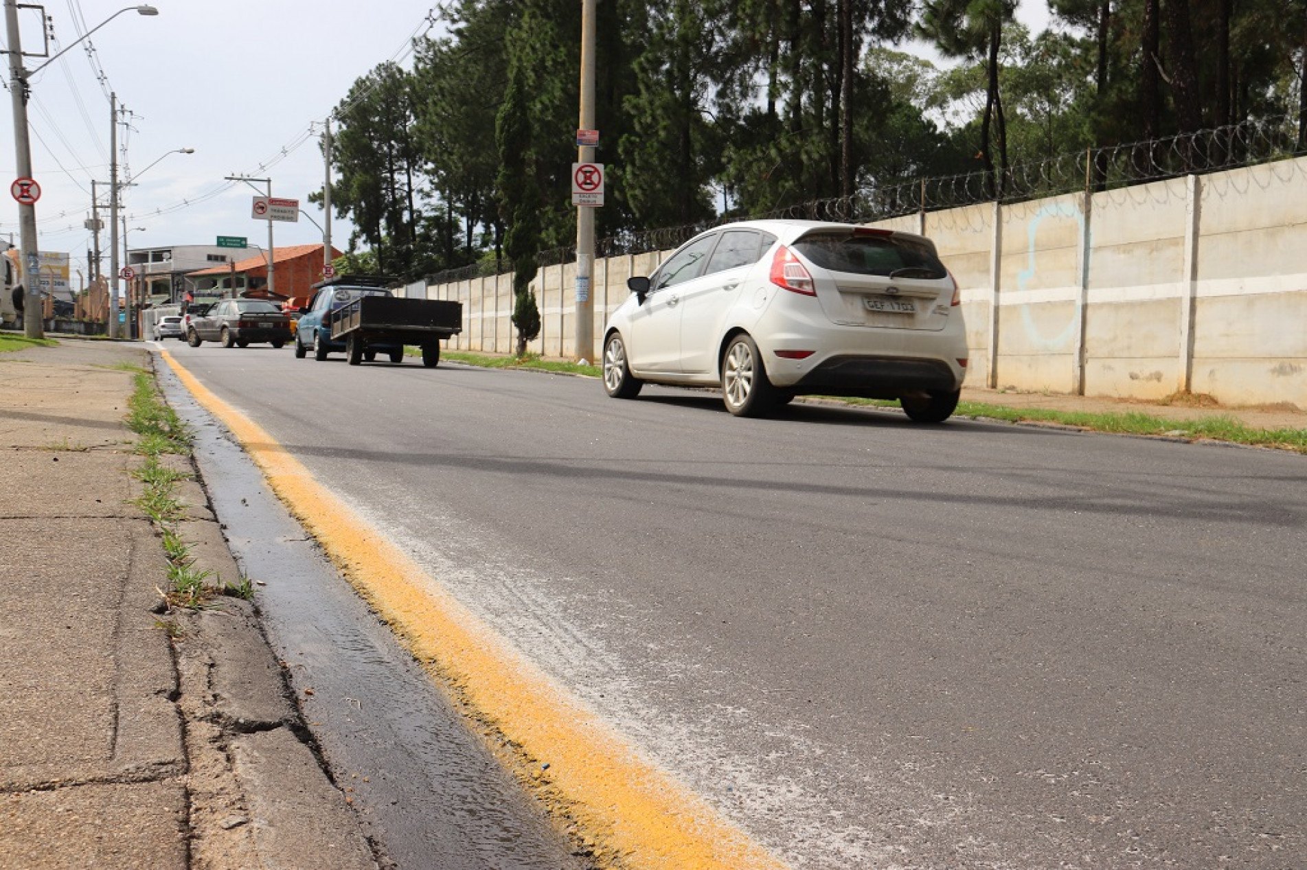 Ao todo, foram 4.600 metros quadrados de vias revitalizadas