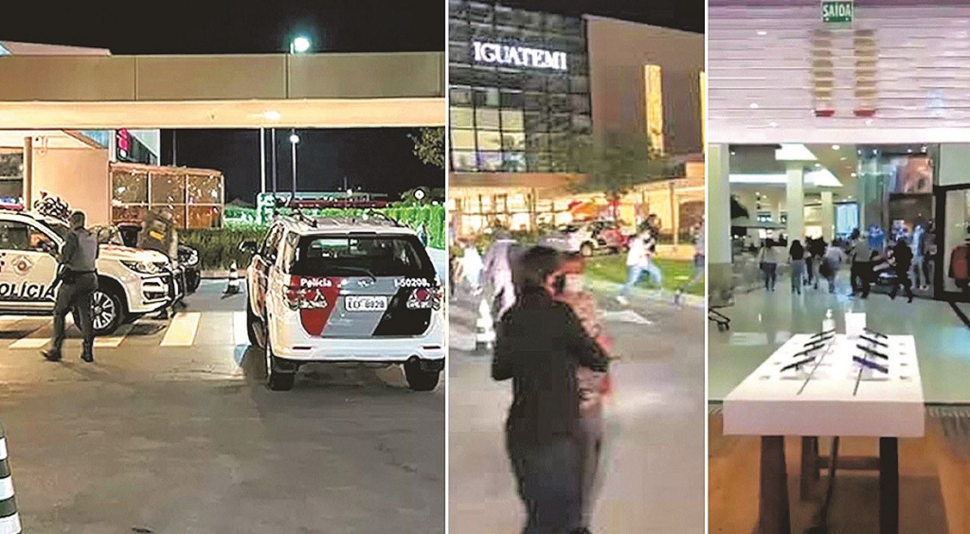 Assalto à joalheria do Shopping Iguatemi Esplanada, na noite de 13 de novembro, provocou pânico entre os frequentadores