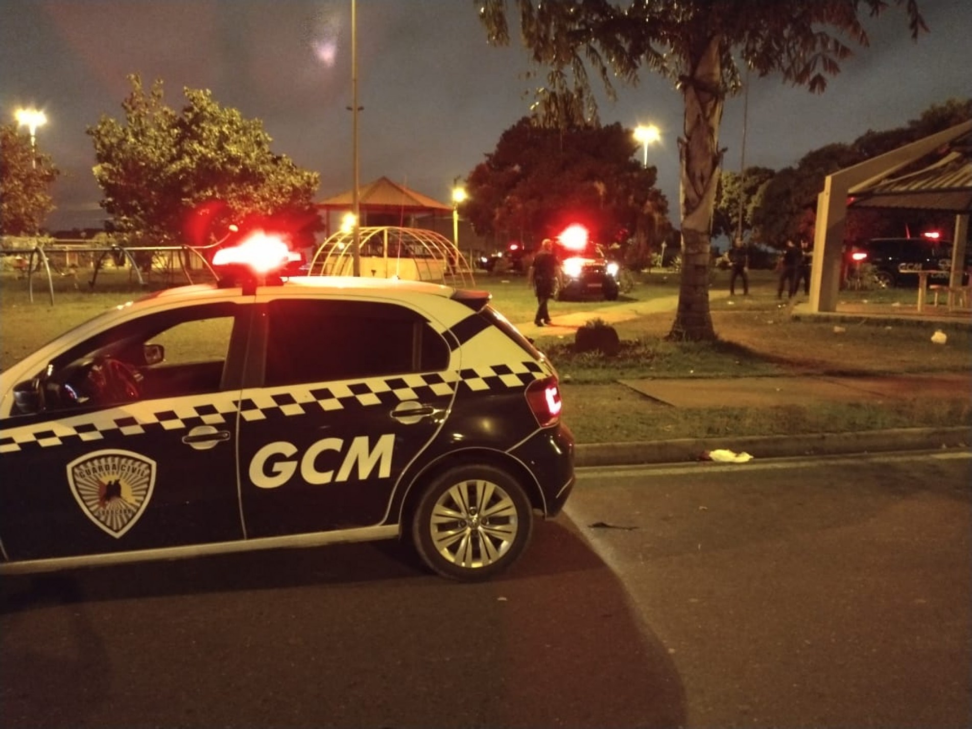 As viaturas da GCM estiveram concentradas nos bairros Parque Vitória Régia e Nova Sorocaba