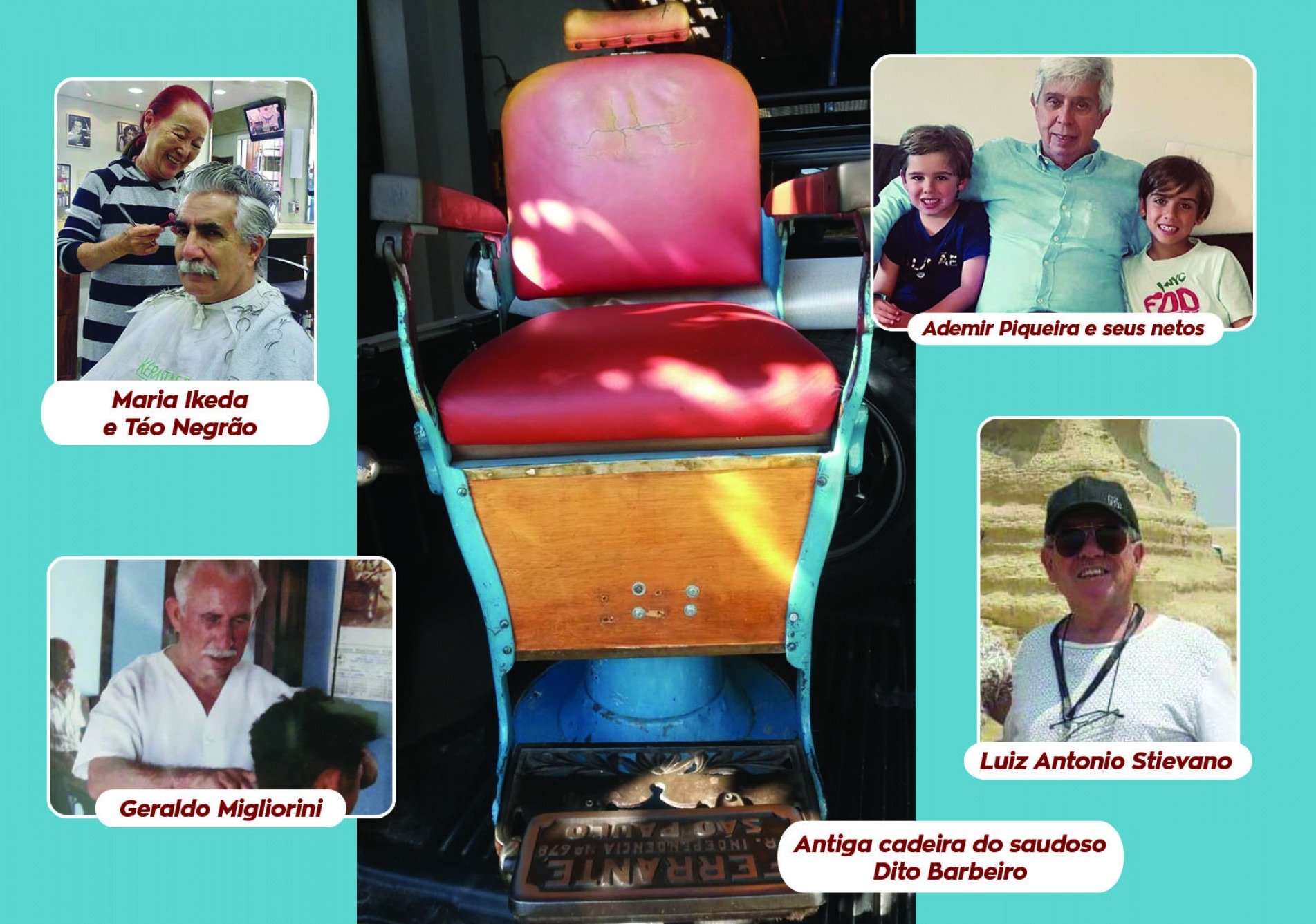 Cadeira De Barbeiro Antiga Ferrante - Catálogo das Artes