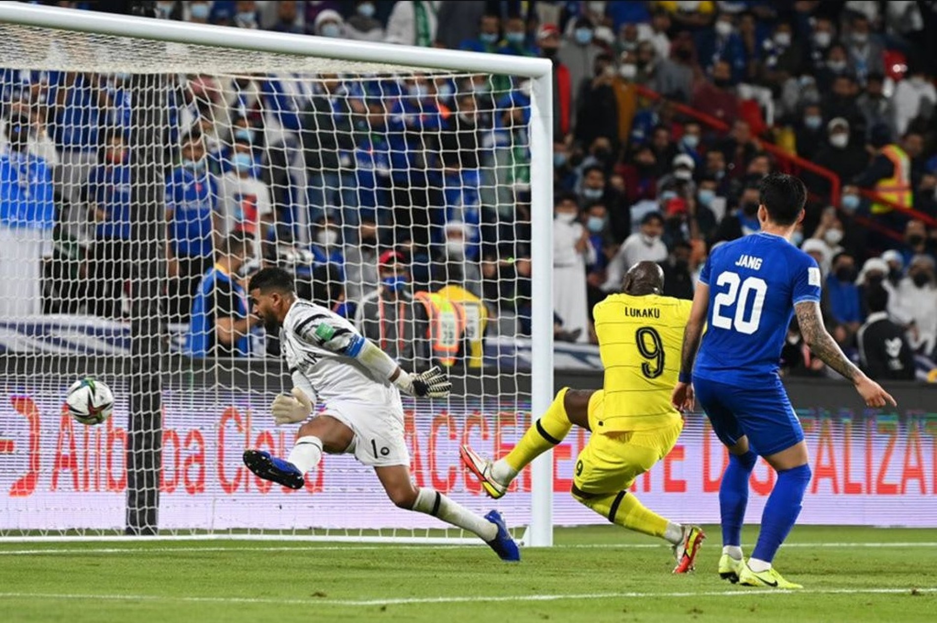 Lukaku fez o gol da vitória sobre o Al Hilal, da Arábia Saudita.