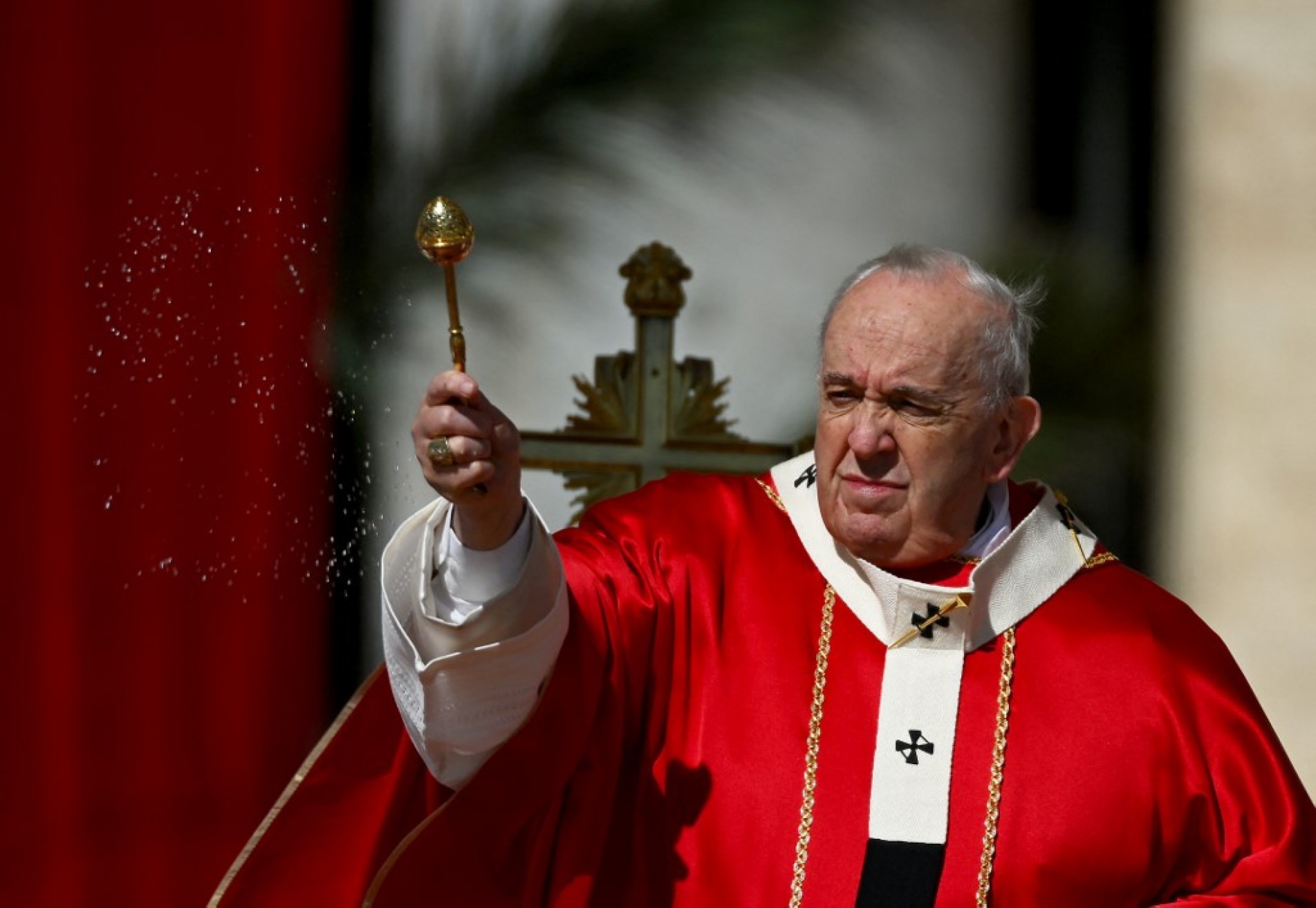 Papa Francisco se pronunciou após celebrar a missa do Domingo de Ramos      