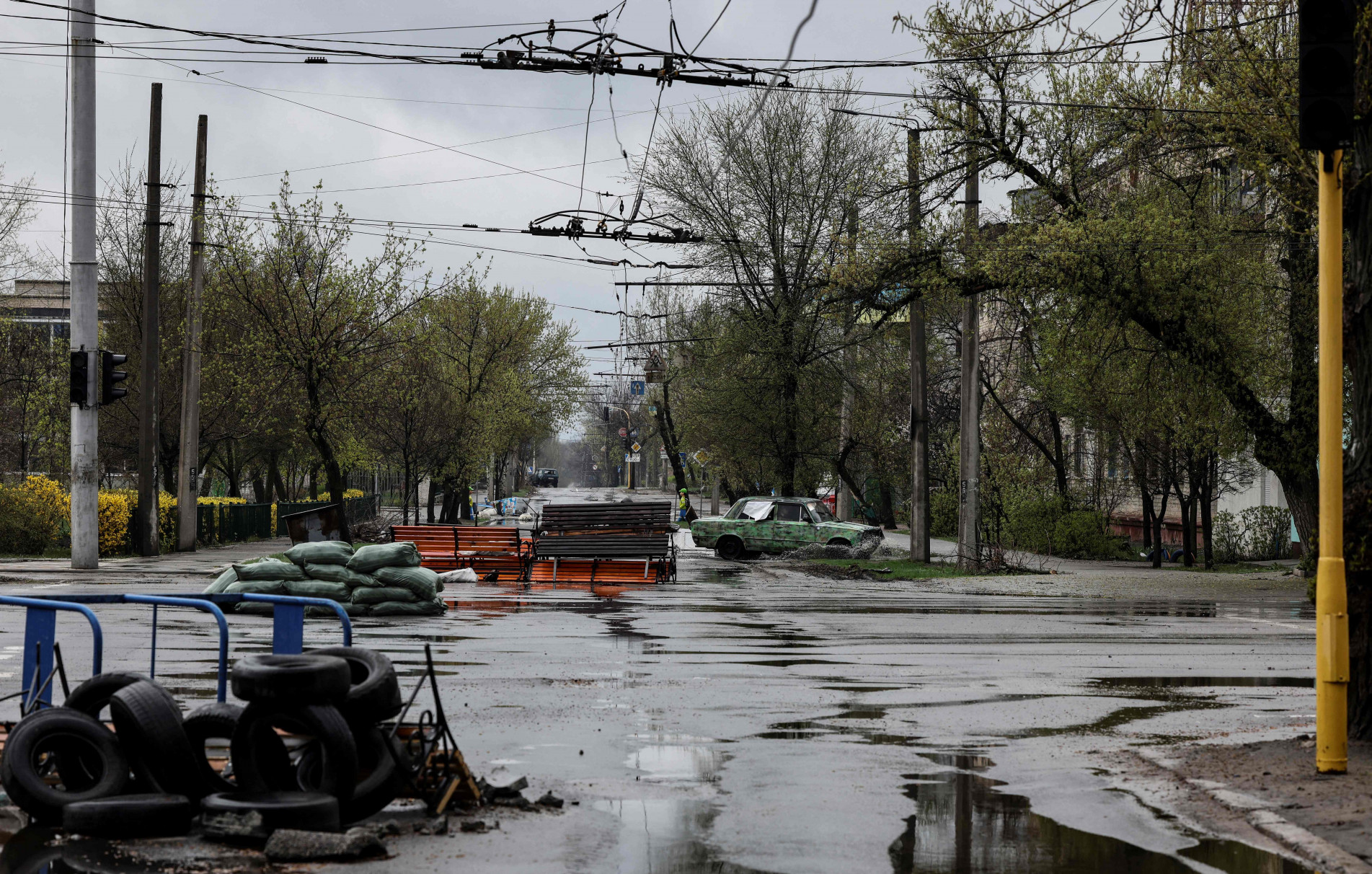 Cidade de Mariupol, na Ucrânia