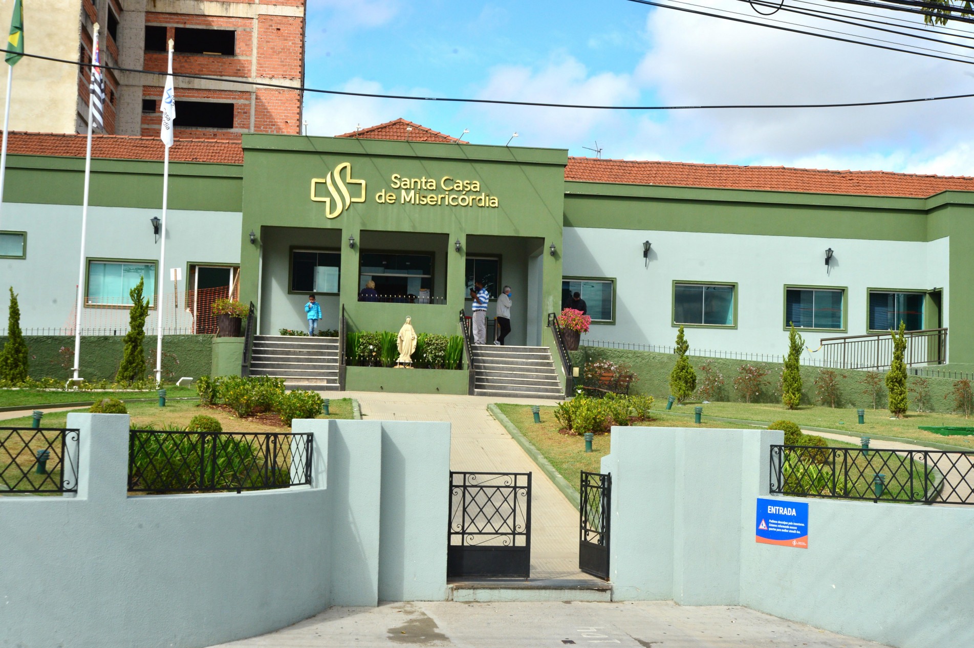 Fachada da Santa Casa de Misericórdia de Sorocaba.