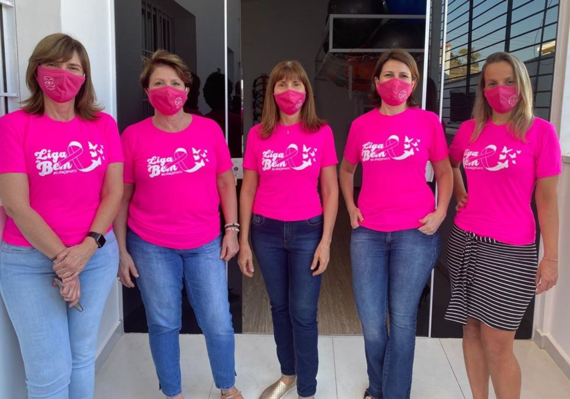 Marcia Rodrigues, Marcia Wey, Maysa Santini de Souza, Glaucia Ferreira Rocha e Lu Pepper. 