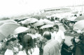 Com chuva ou com sol, os moradores do Sorocaba I pediam melhorias. - ARQUIVO JCS - PROJETO MEMÓRIA