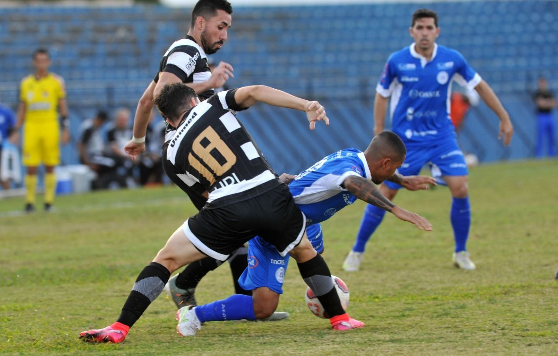 O São Bento não apresentou, contra o XV, o bom futebol visto na estreia