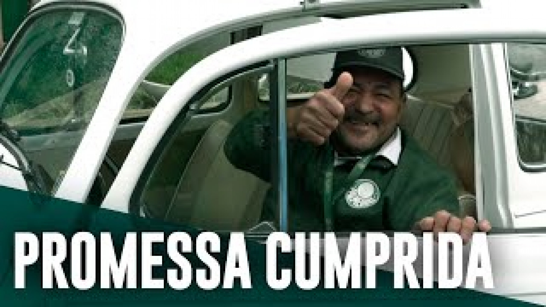 Funcionário do Palmeiras, Tertulino José Oliveira foi presenteado com um Fusca