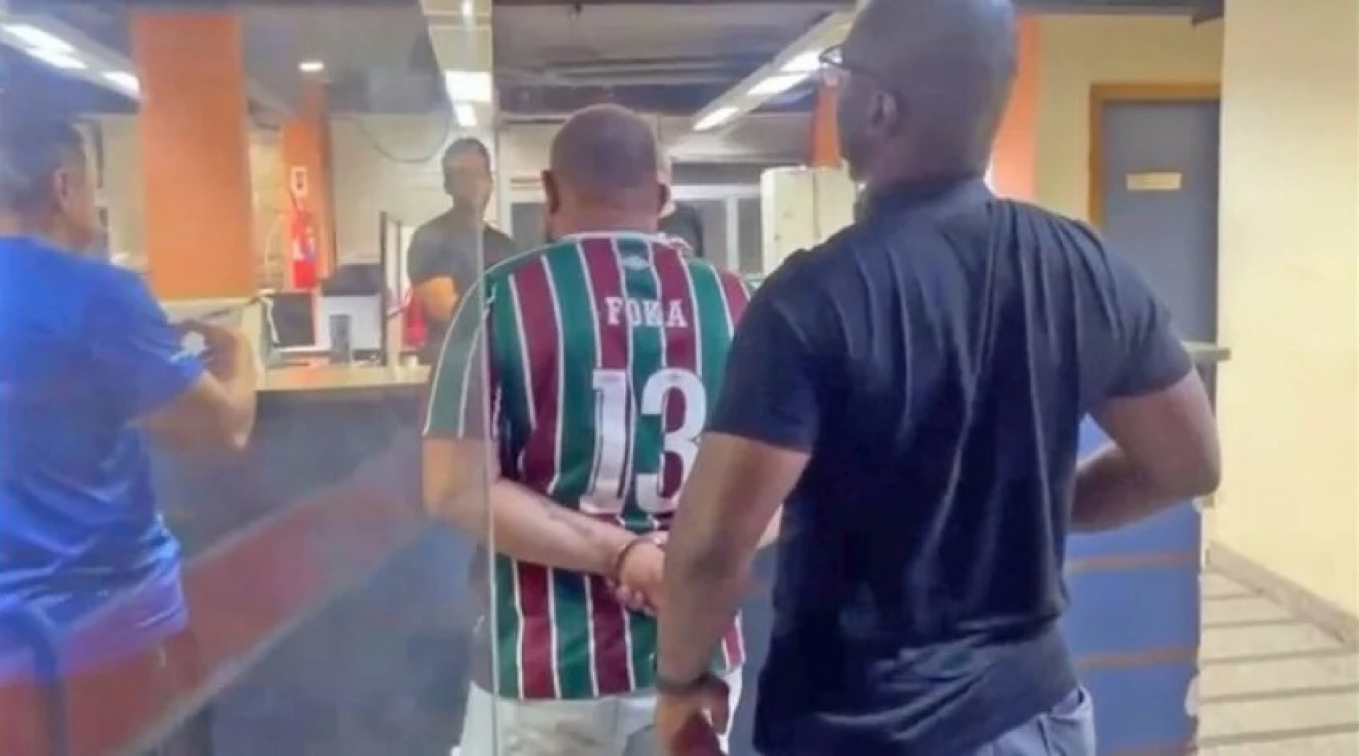 Marco Aurélio foi identificado pela camisa com seu apelido