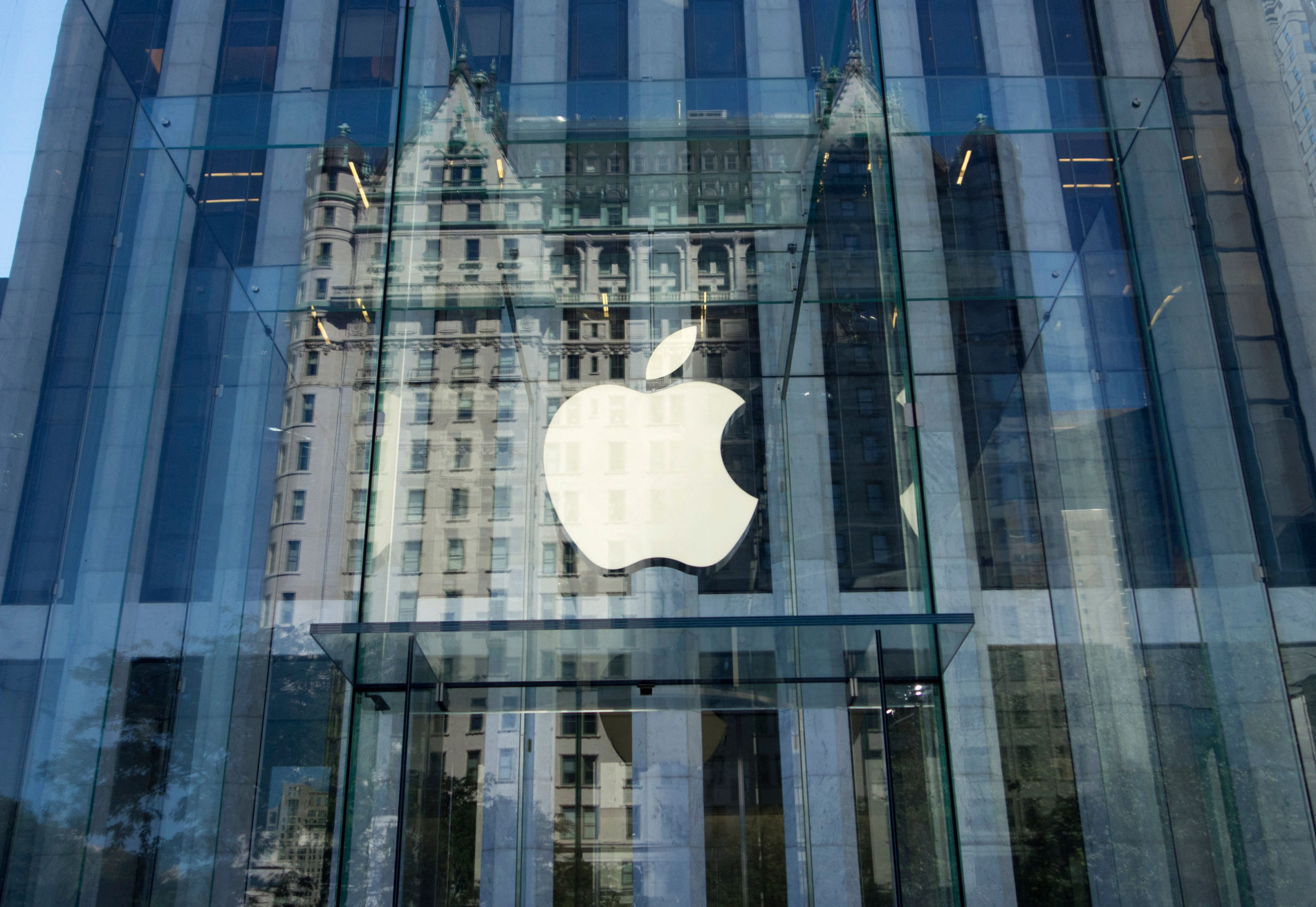 Fachada da loja da Apple em Nova Iorque 