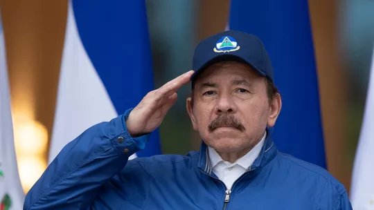 Daniel Ortega , mandatária do Nicarágua.