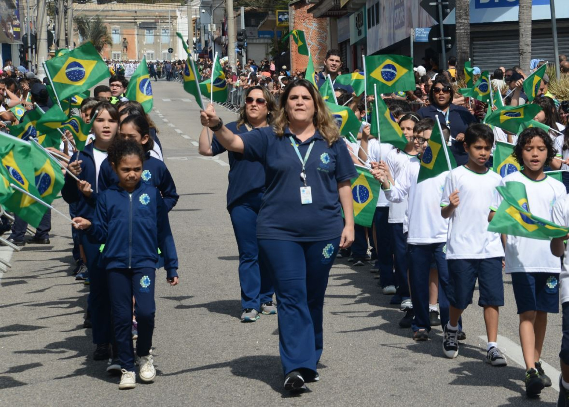 Desfile para comemorar o Dia da Independência