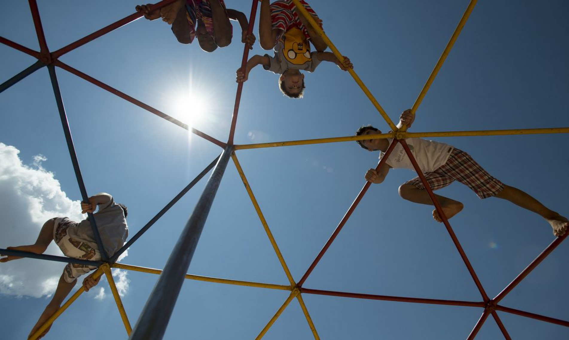 Famílias aproveitam o Dia das Crianças no Parque da Cidade (Foto: Marcelo Camargo/Agência Brasil)