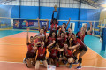 As meninas do Renasce/Sesi levaram o ouro no vôlei feminino  - DIVULGAÇÃO