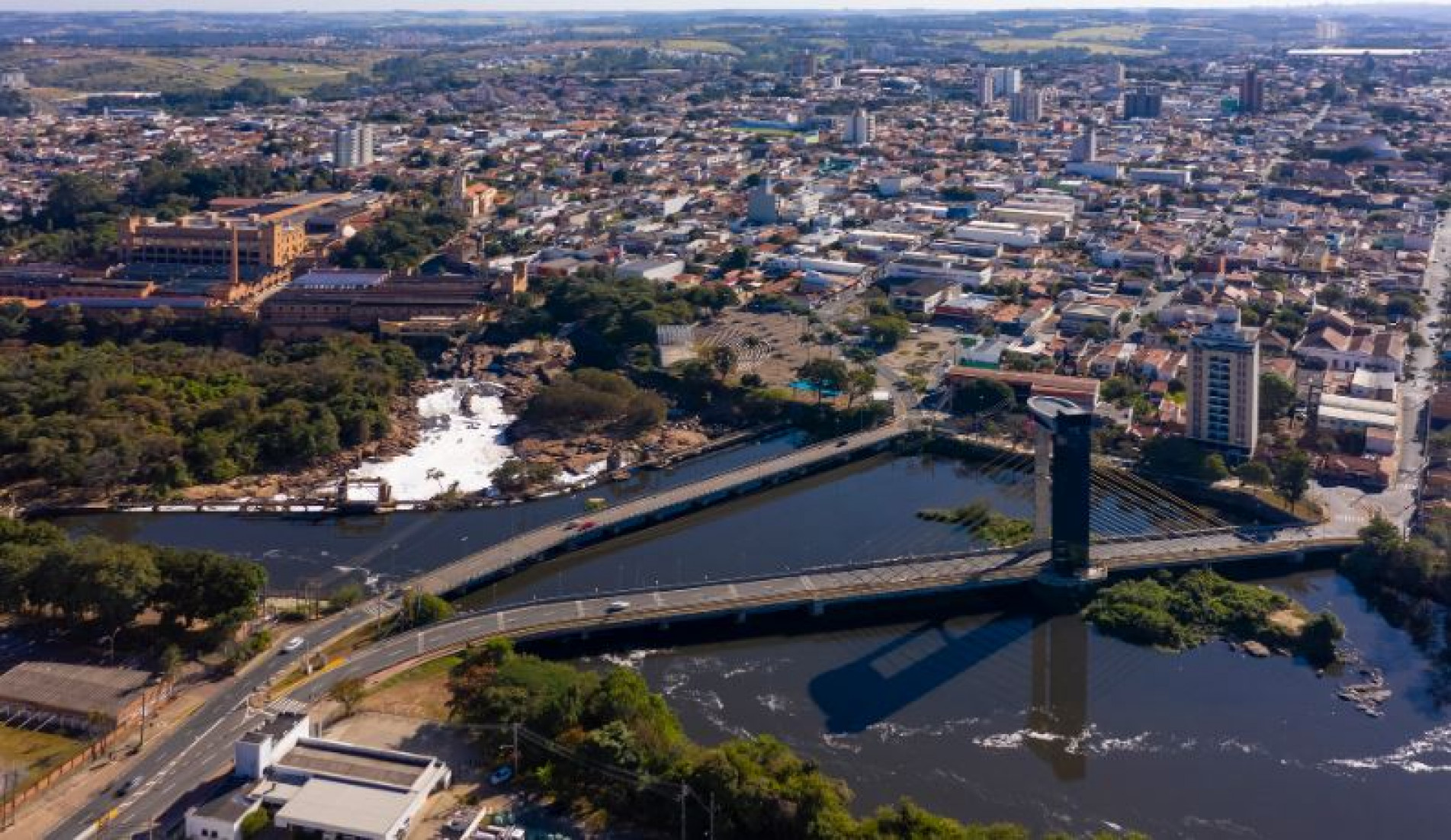 Imagem da cidade de Salto, no interior de São Paulo