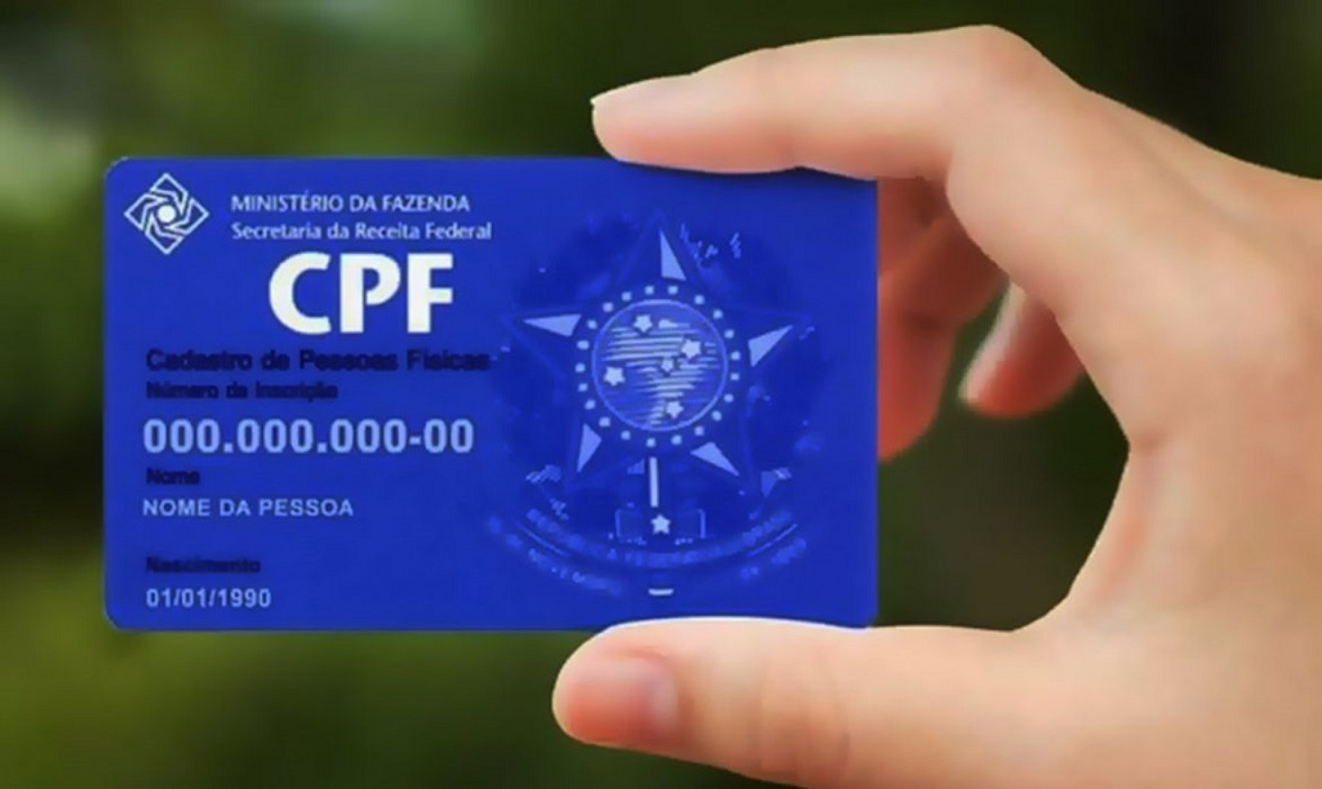 Cpf Será único Registro Geral Em Todo O País 3207
