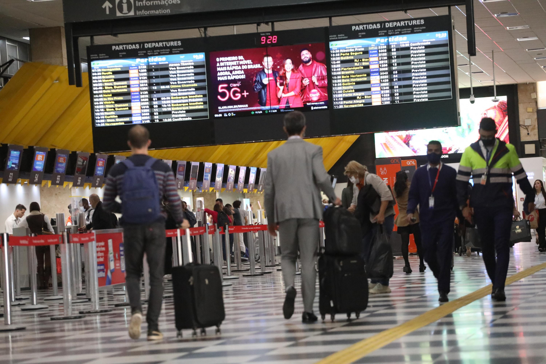 Aeroporto de Congonhas, em São Paulo (SP)