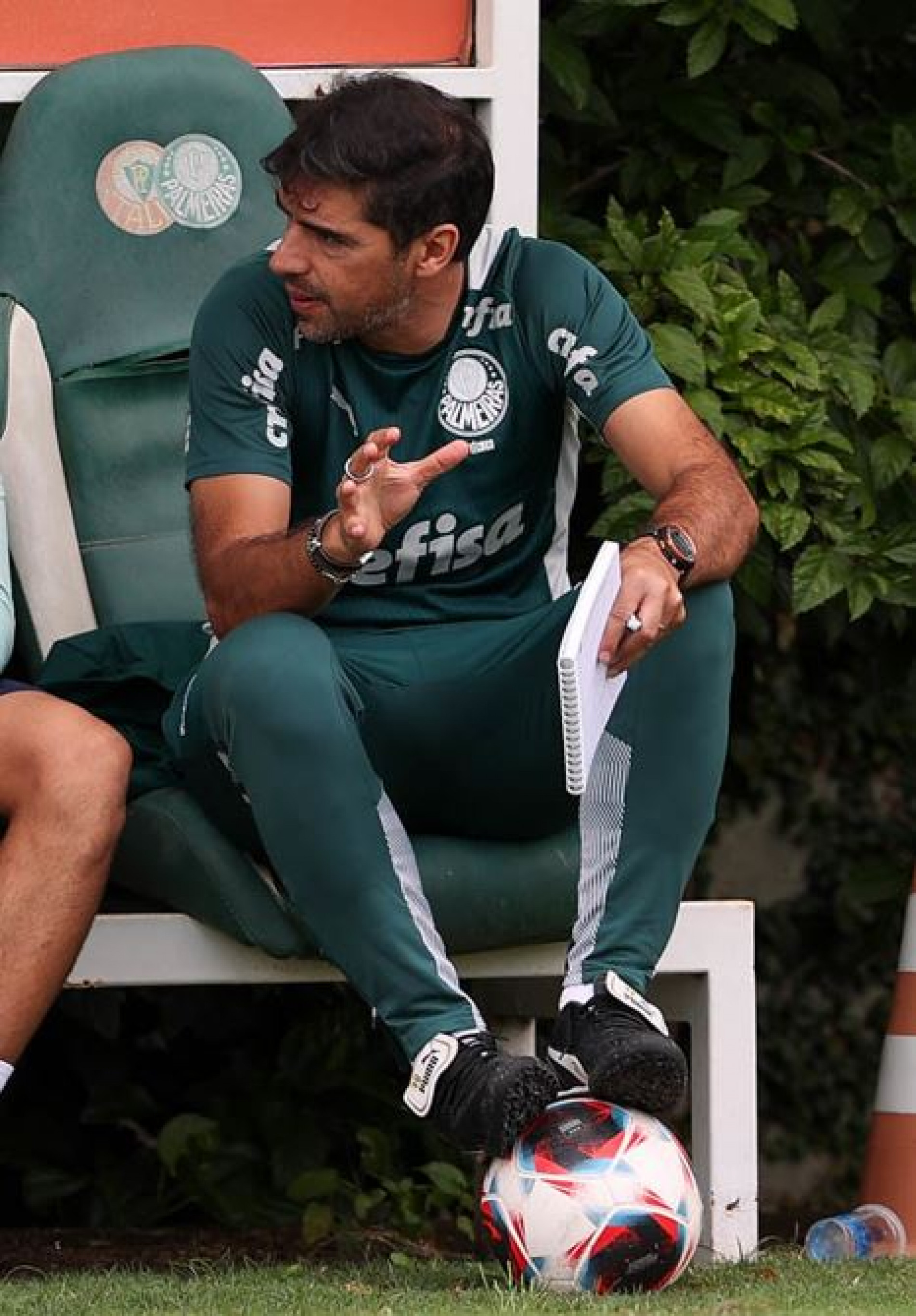 Cartões preocupam o técnico Abel Ferreira