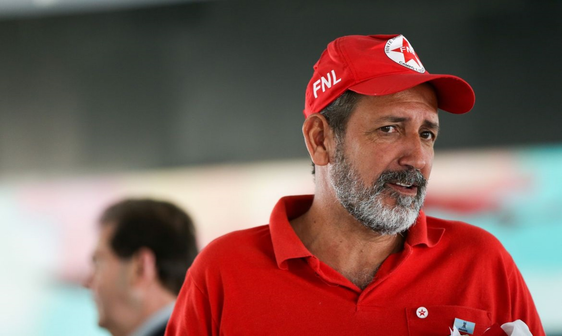  O líder da Frente Nacional de Lutas no Campo e Cidade (FNL), José Rainha