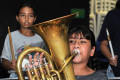 Maria Clara Almeida, de 12 anos, toca bombardino - CEZAR RIBEIRO (3/3/2023)