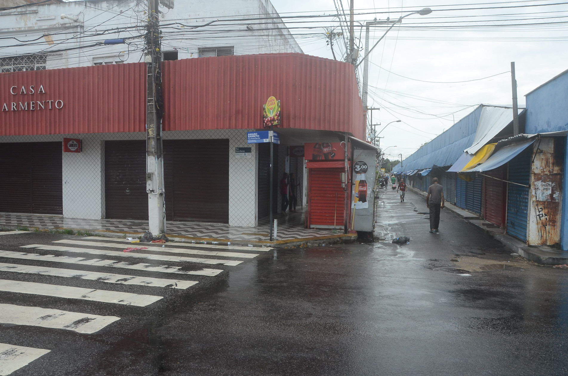 As ruas de Natal estão desertas e a população, assustada