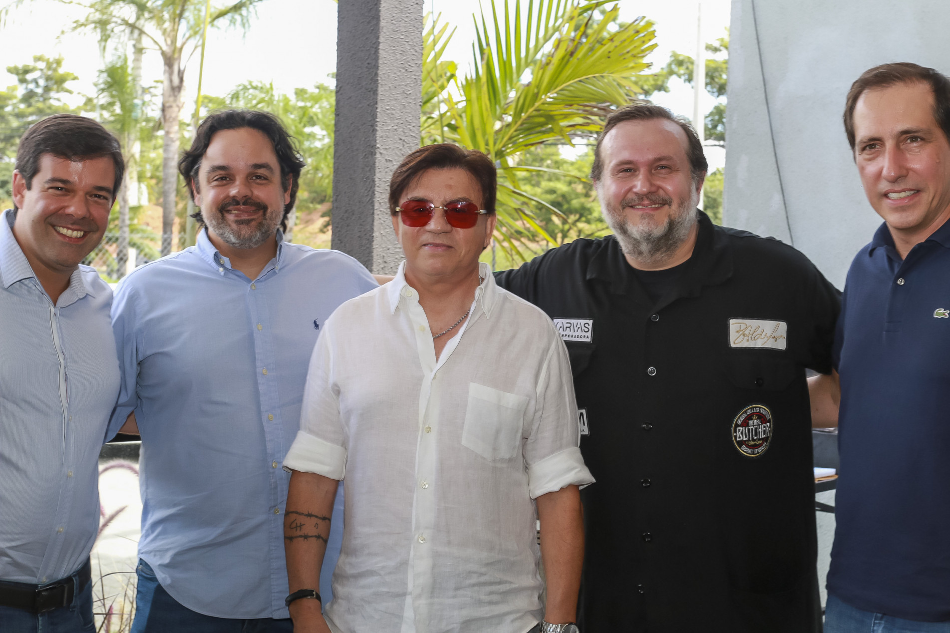 Artista foi recebido pelo empreendedores e convidados no stand de vendas do Haia Boa Vista