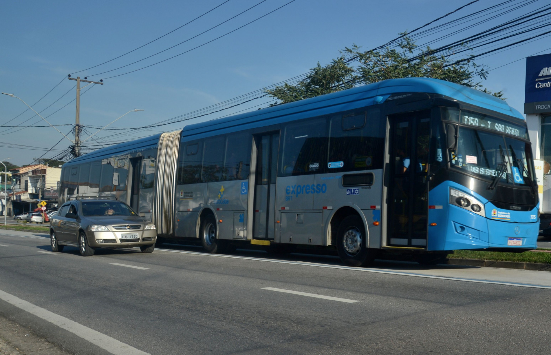 Os sorocabanos que utilizam o BRT economizam de 20 a 30 minutos 