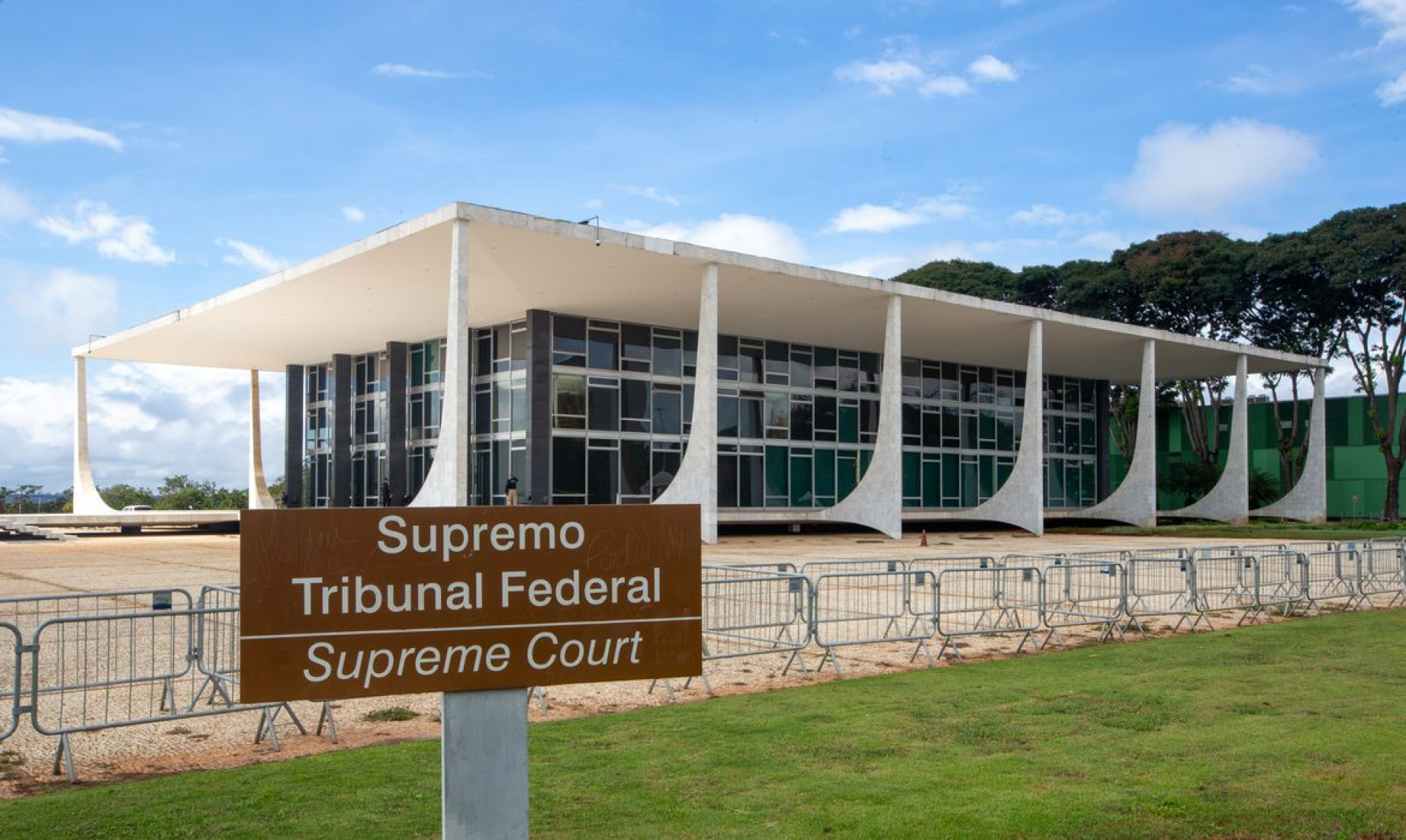  Fachada do palácio do Supremo Tribunal Federal (STF)