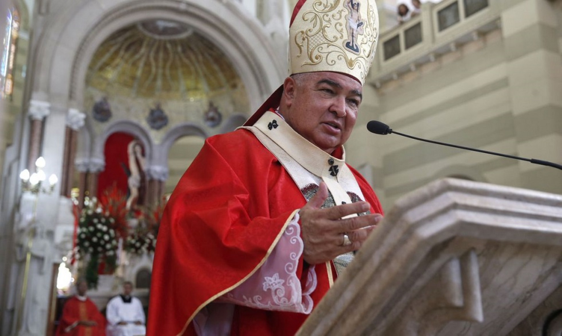 Missa em homenagem a São Sebastião, padroeiro do Rio de Janeeiro, celebrada pelo cardeal arcebispo, Dom Orani Tempesta, na Basílica de São Sebastião.