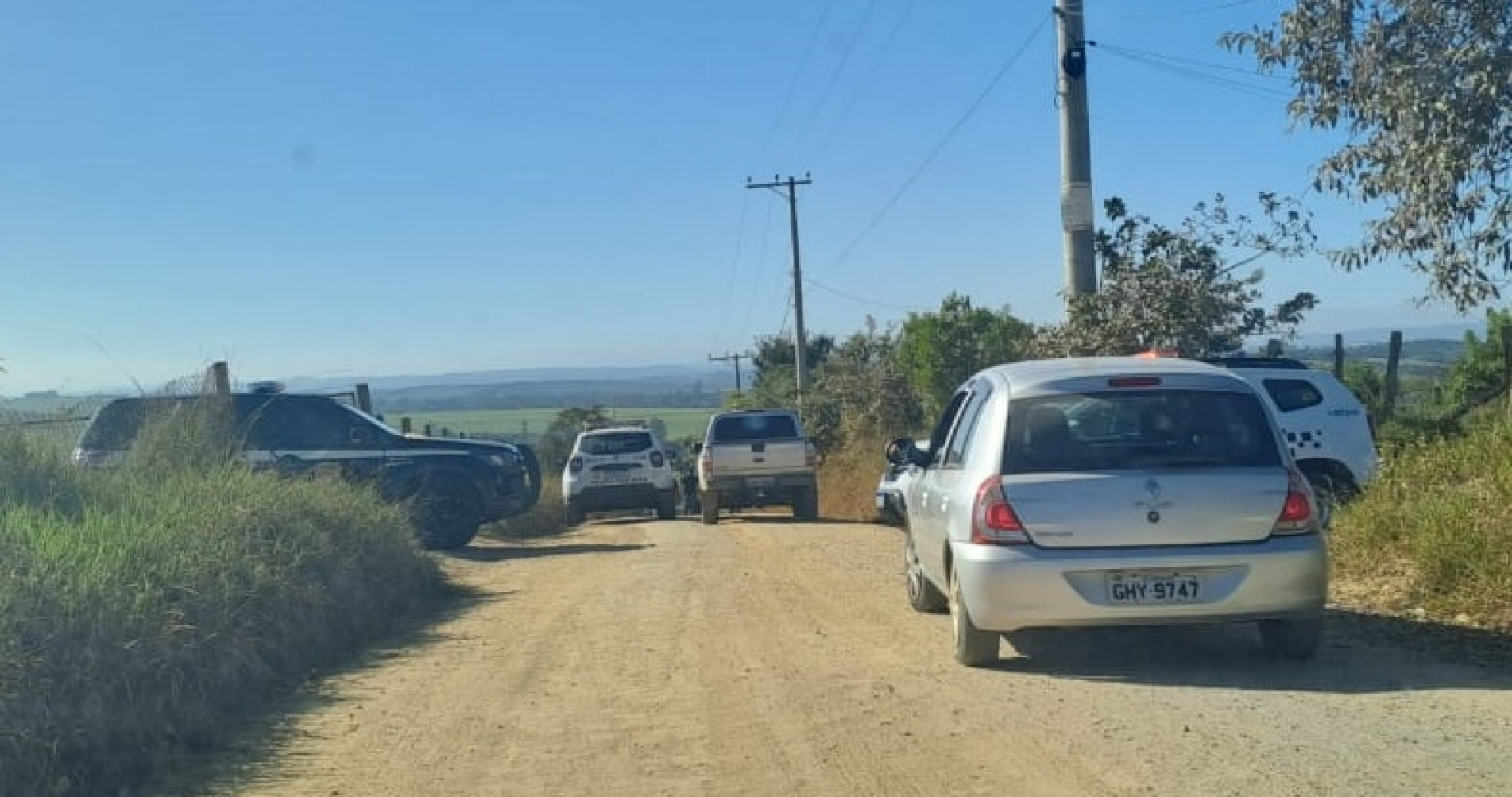 Corpo foi encontrado na estrada do Paiffer, na zona rural do bairro Caguaçu, em Sorocaba