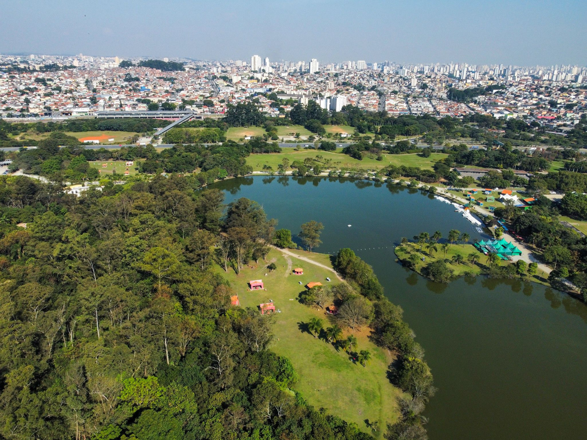 O Parque Ecológico do Tietê, na capital, está contemplado