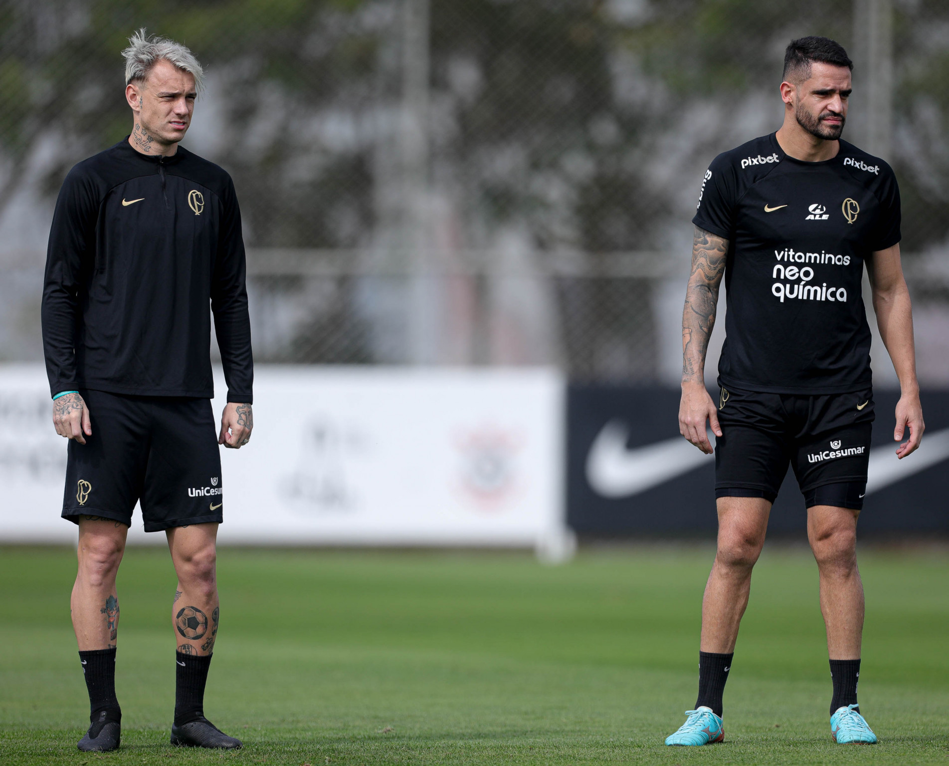 Titulares vão a campo, com Róger Guedes e Renato Augusto