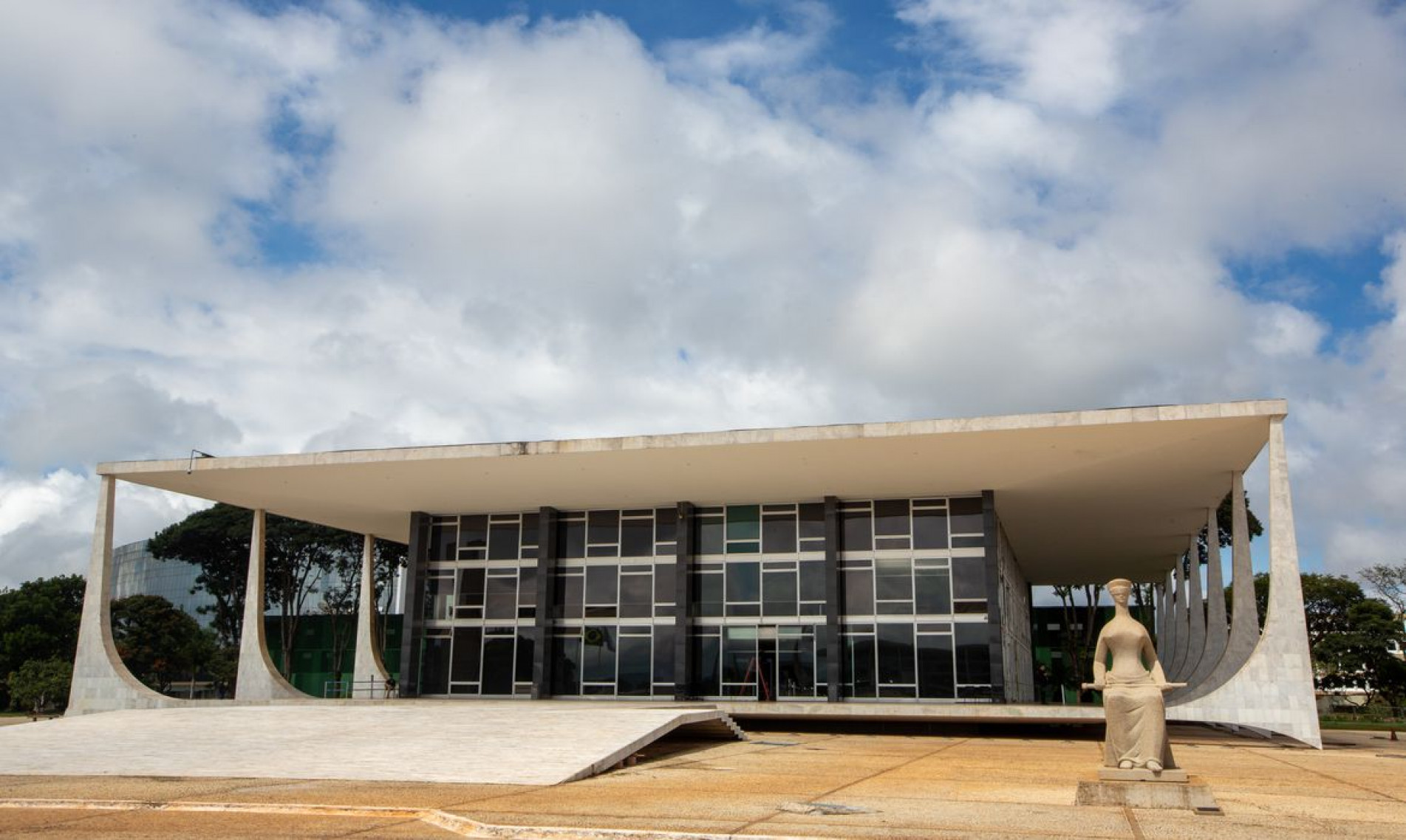 Fachada do palácio do Supremo Tribunal Federal (STF)