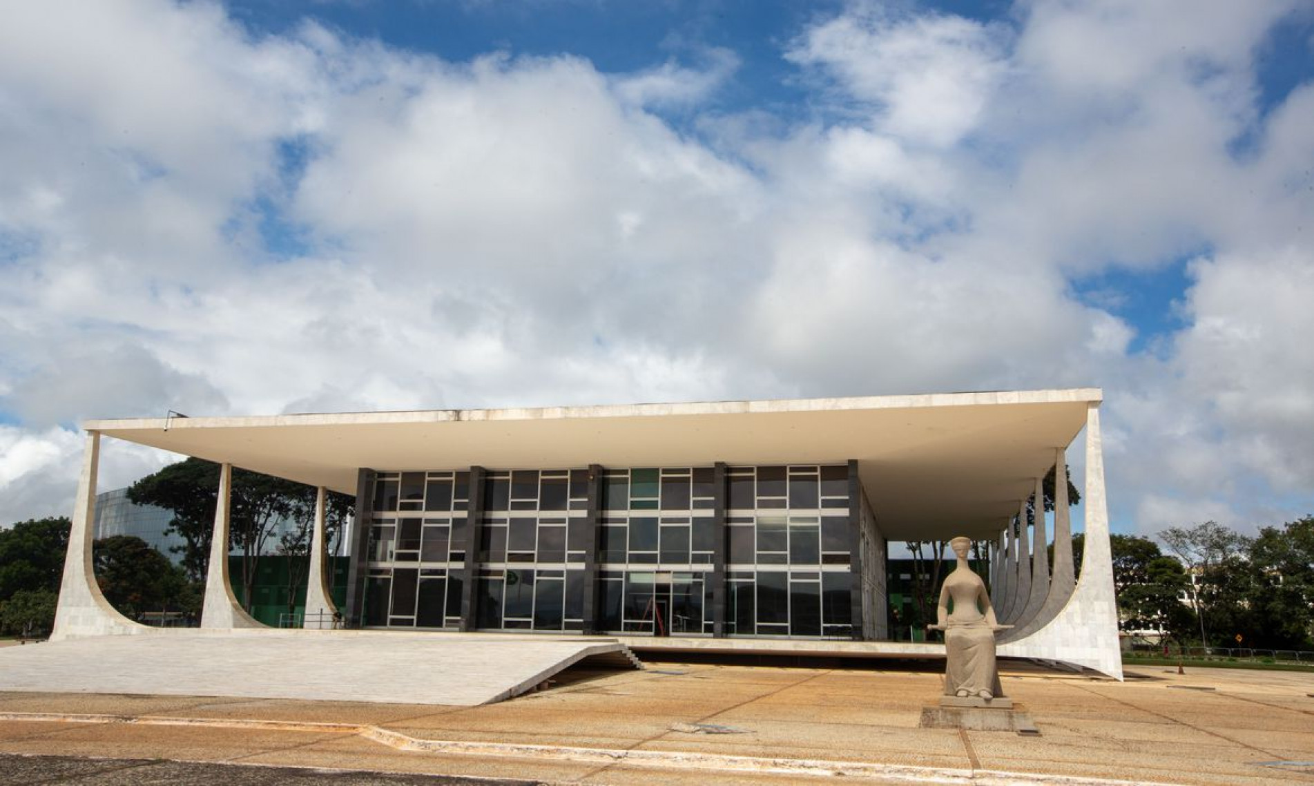 Fachada do palácio do Supremo Tribunal Federal (STF) 