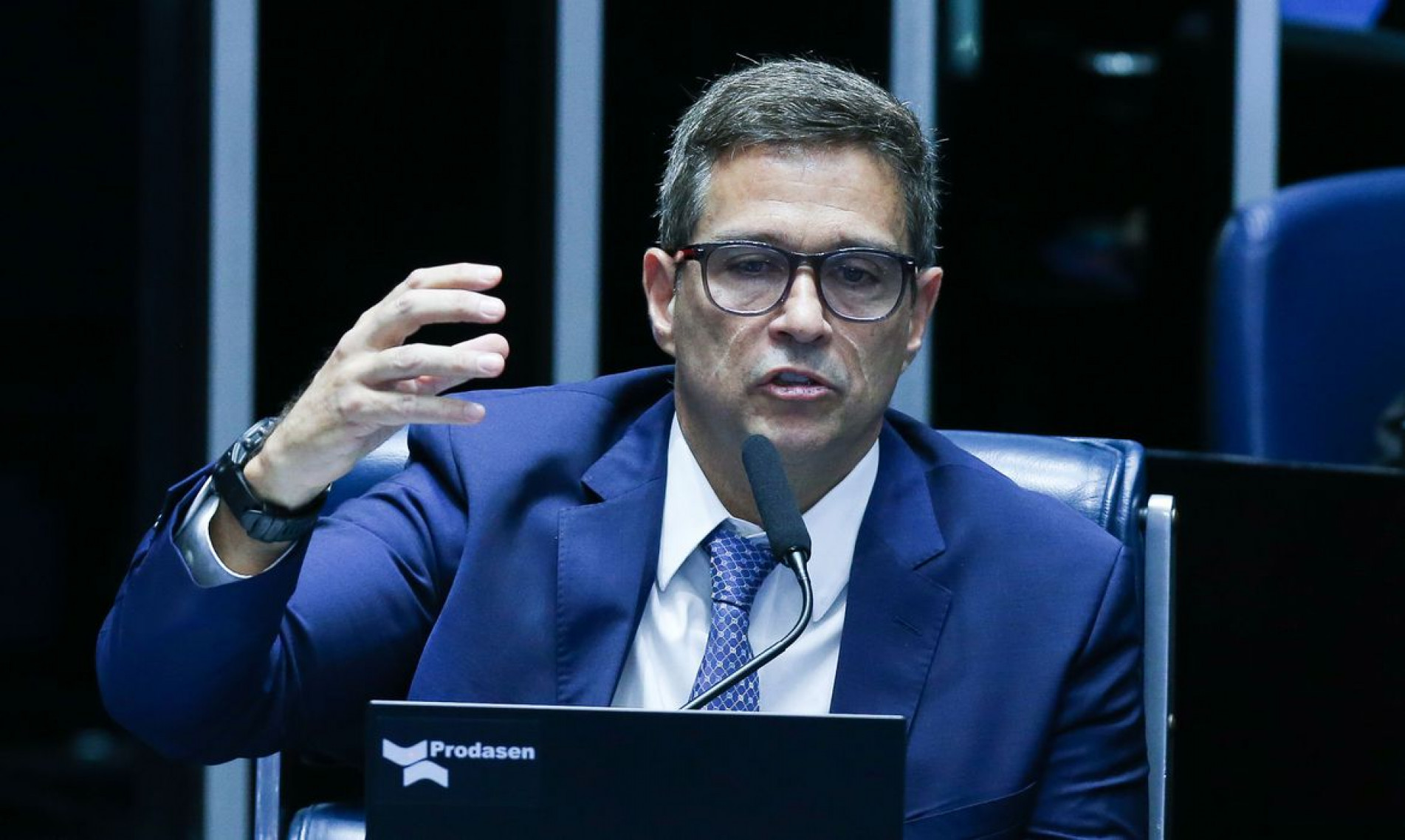 Brasília (DF) 10/08/2023 Presidente do Banco Central (BC), Roberto Campos Neto, explicar aos senadores as decisões tomadas pelo BC até agora em relação à inflação e à estabilidade financeira.  Foto Lula Marques/ Agência Brasil