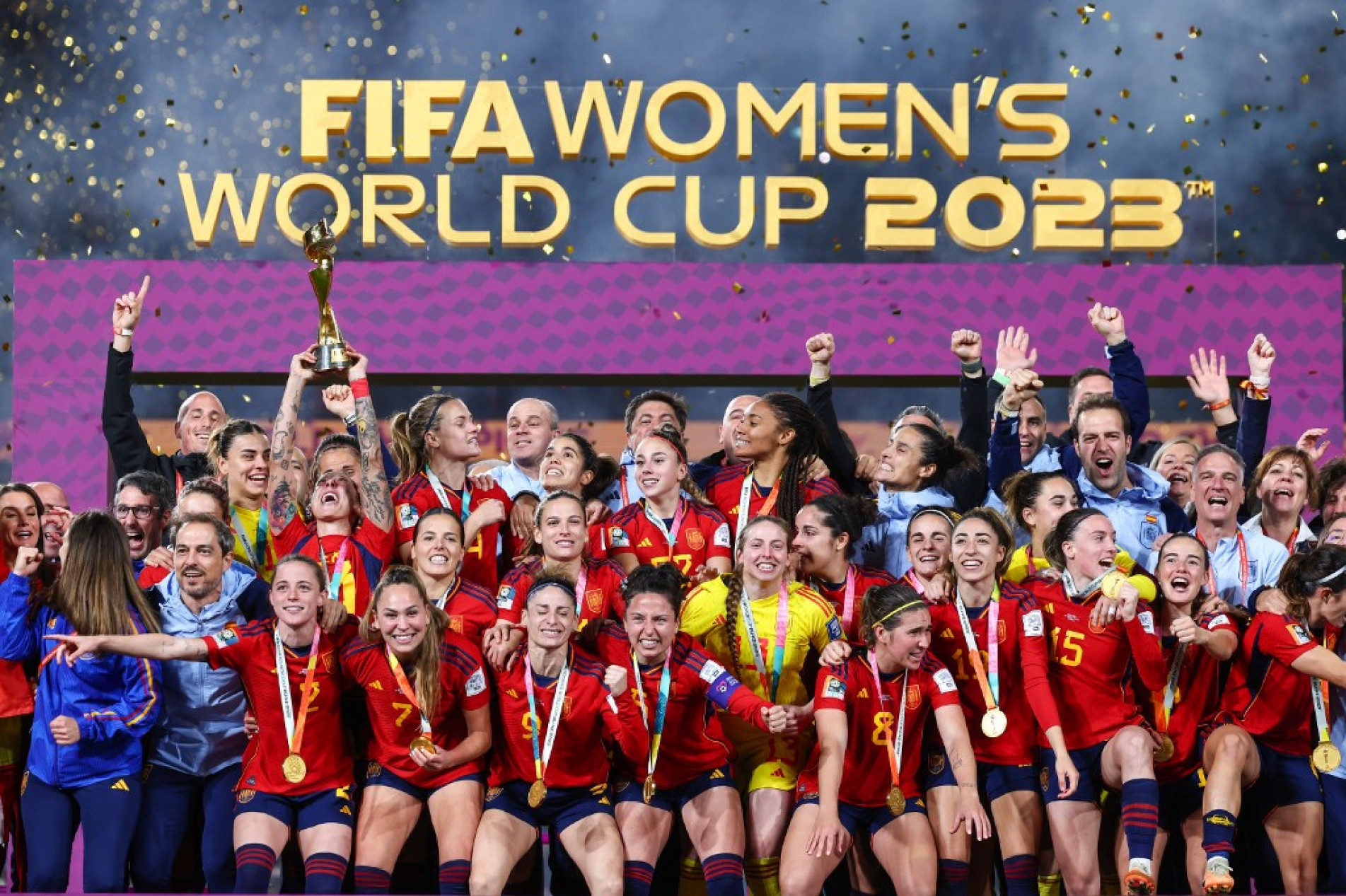 Espanha vence Inglaterra e comemora primeira Copa do Mundo feminina