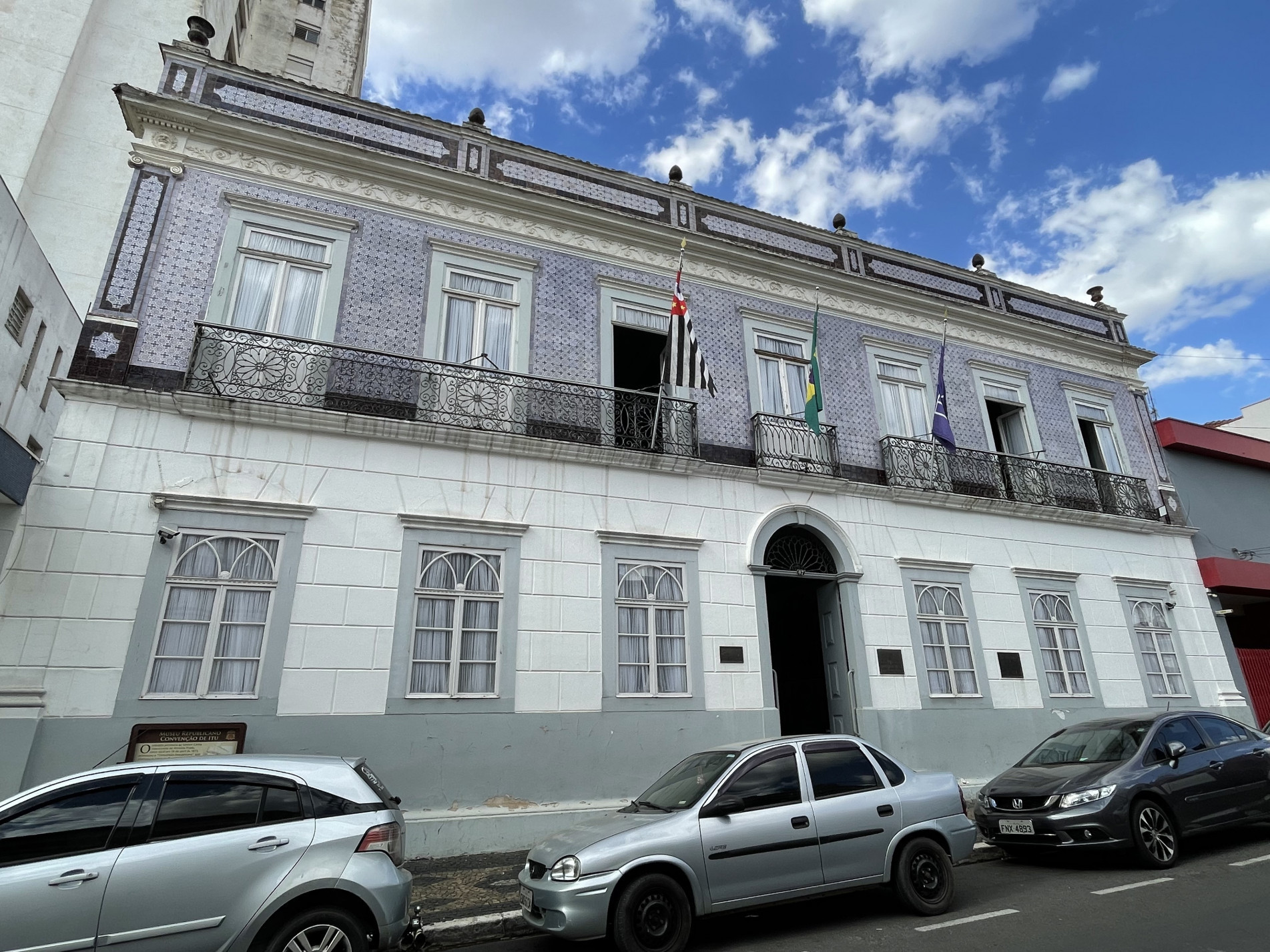 O casarão da família Almeida Prado, onde aconteceu a Convenção Republicana, hoje abriga o Museu Republicano