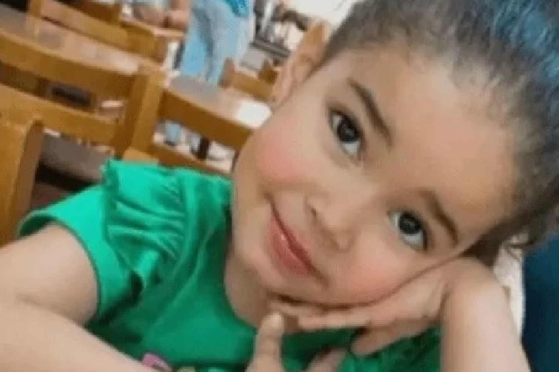 Heloísa dos Santos Silva, de 3 anos, levou um tiro na cabeça