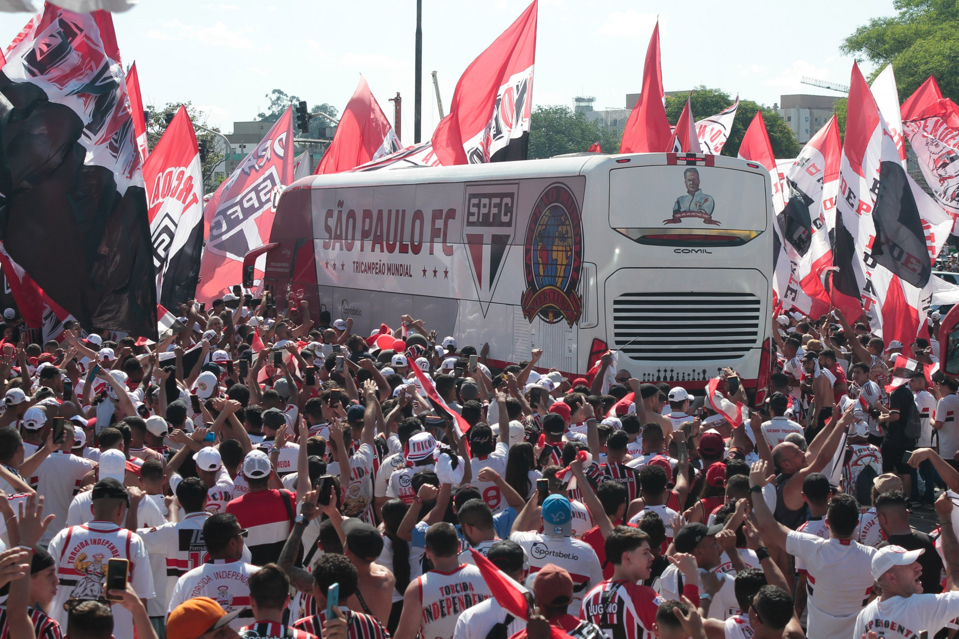 A torcida tricolor 