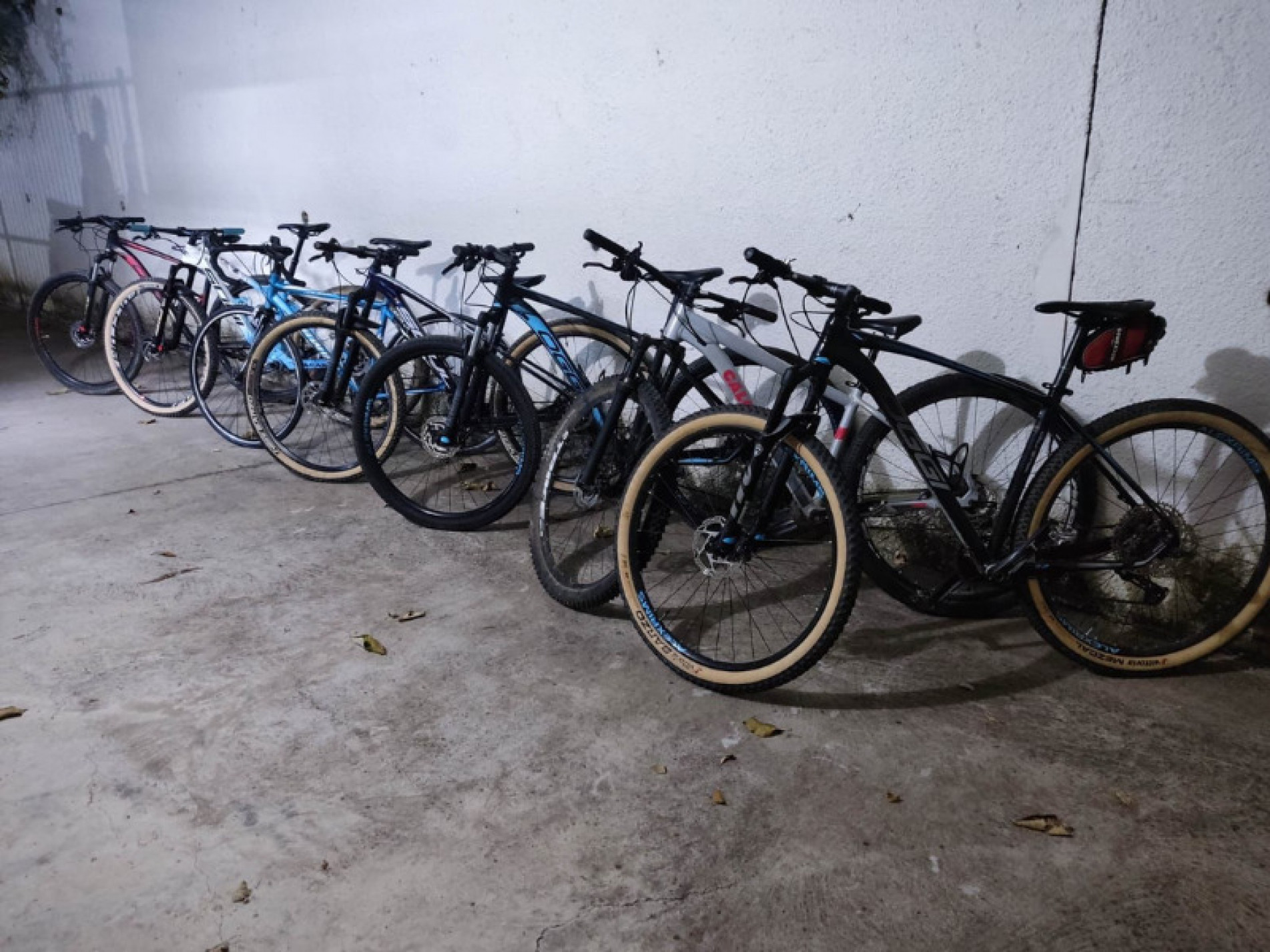 As bicicletas furtadas estão avaliadas em R$ 70 mil