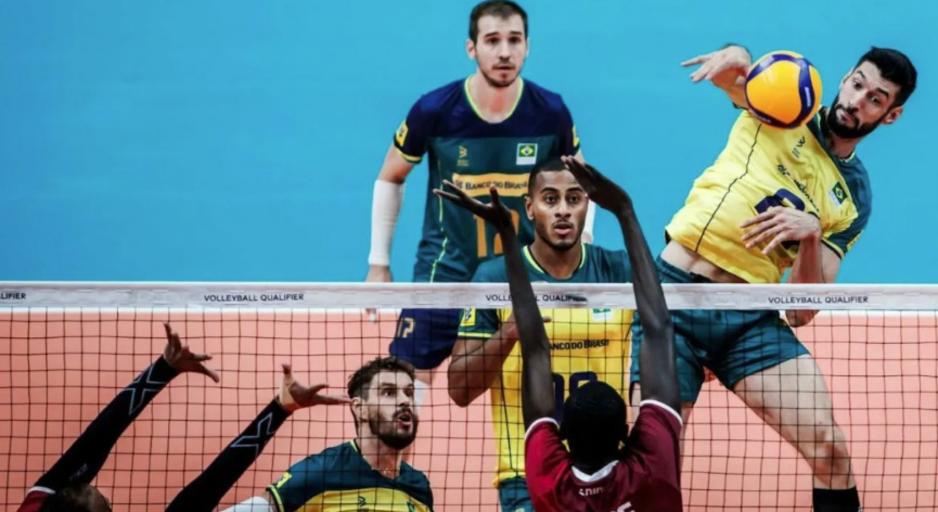 Brasil vence Catar no Rio e estreia com vitória no Pré-Olímpico de vôlei masculino