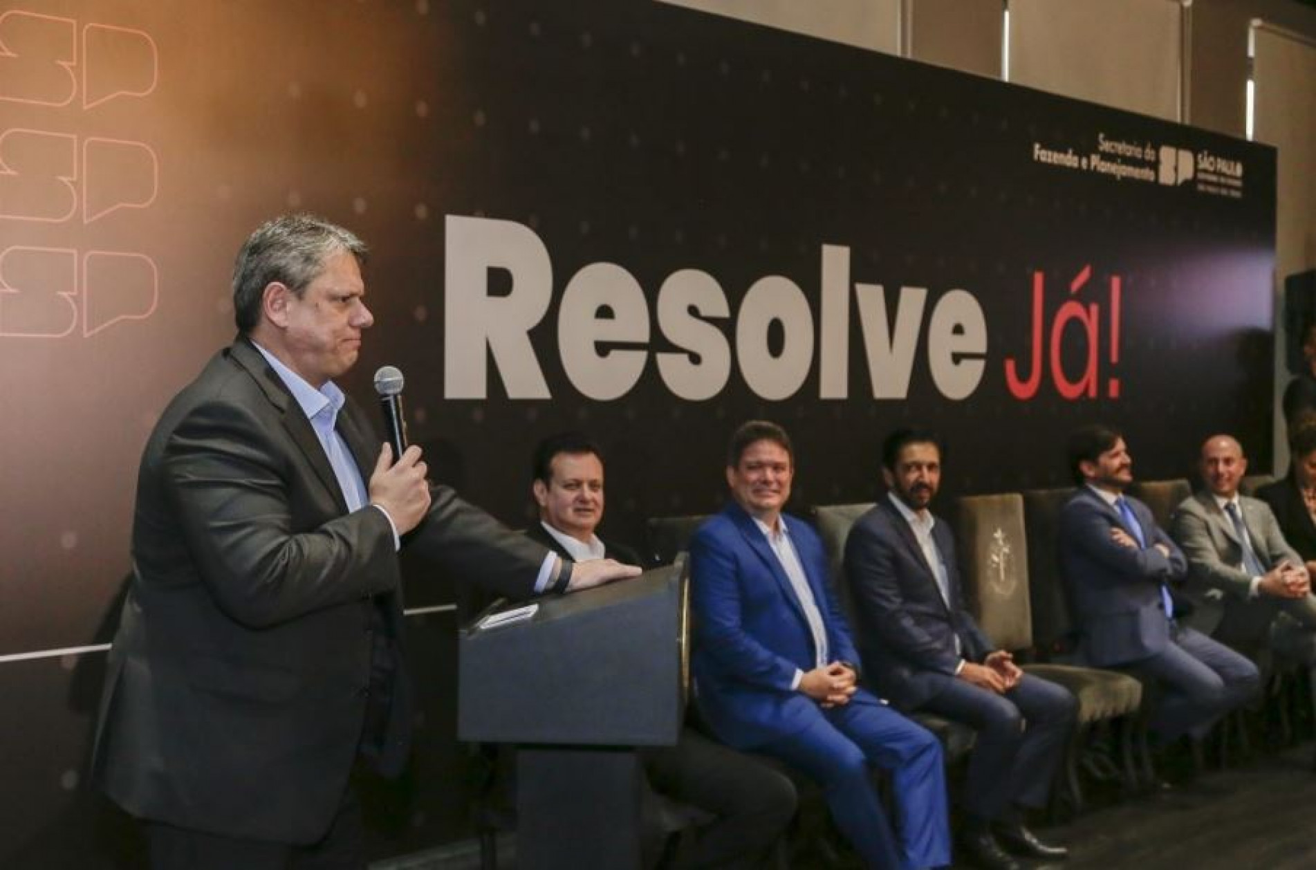 Governador Tarcísio de Freitas presidiu cerimônia no Palácio dos Bandeirantes