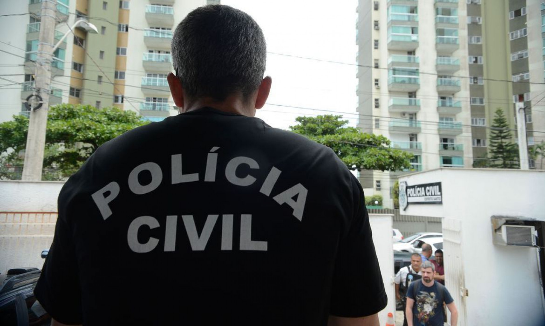 Vitória/ES - Polícia Civil do Espírito Santo faz paralização até a meia noite de hoje(8) em protesto ao assassinato de um investigador em Colatina e às más condições de trabalho. (Tânia Rêgo/Agência Brasil)