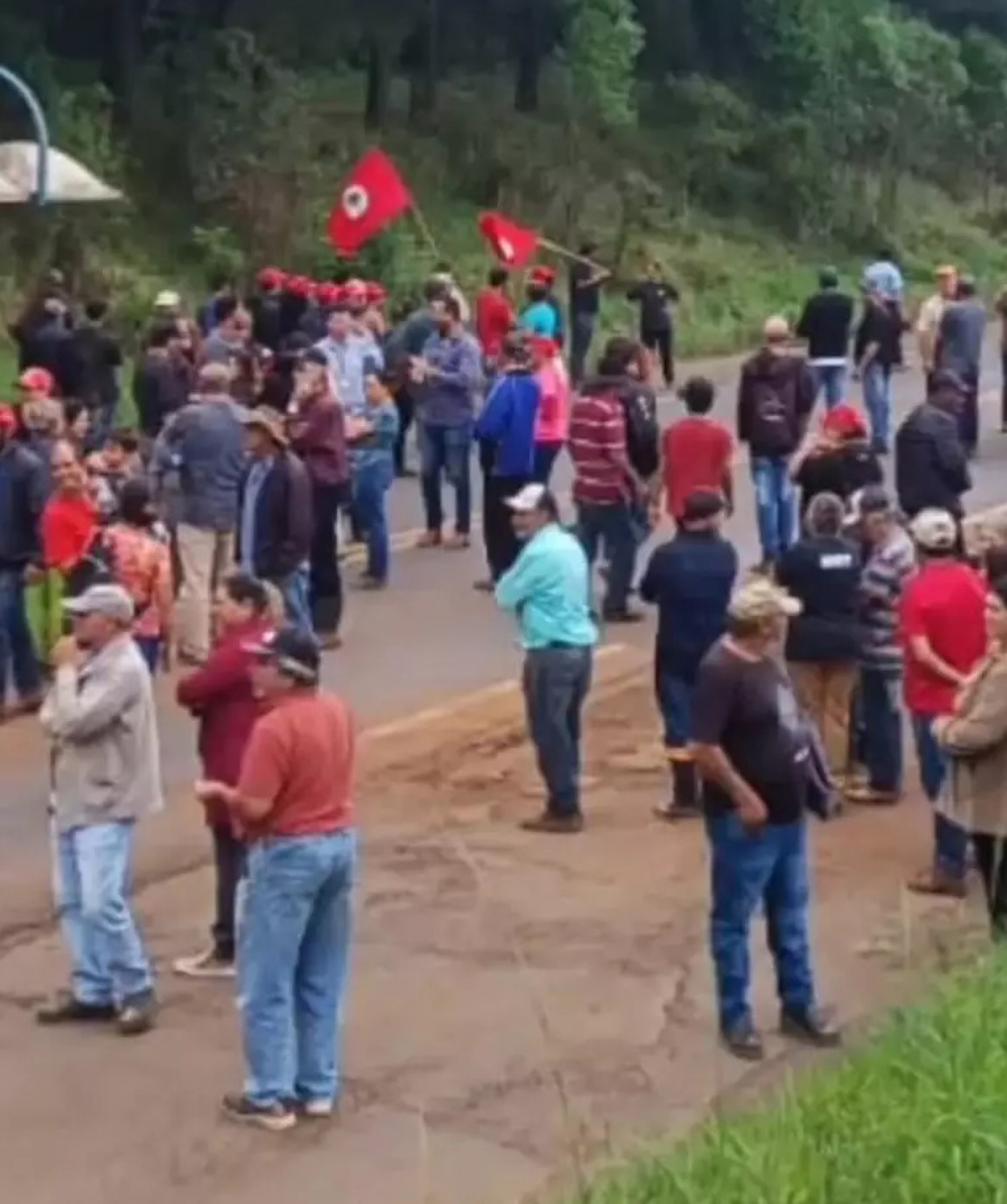 Protesto MST Paraná