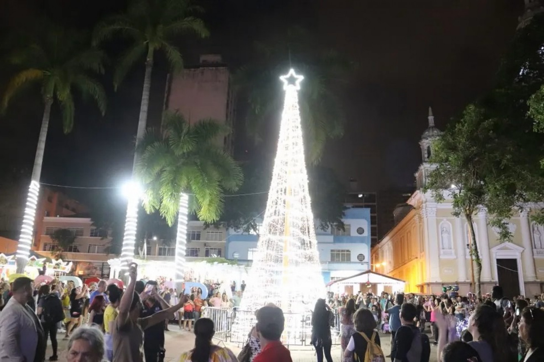 Como nos anos anteriores, a abertura da festa de Natal será na praça Coronel Fernando Prestes