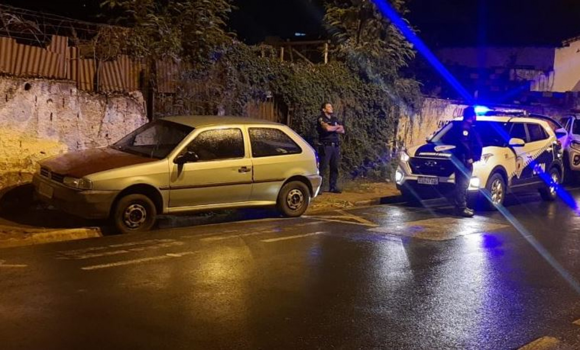 A Guarda Civil Municipal de Sorocaba localizou e recuperou o carro furtado 