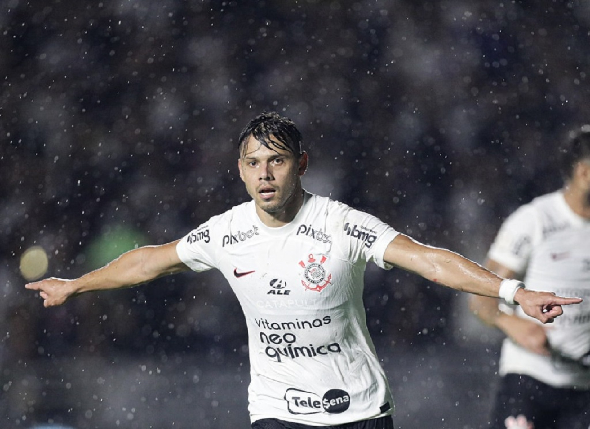 Romero apertou a defesa do Vasco e, aos 12, empatou o jogo para o Timão